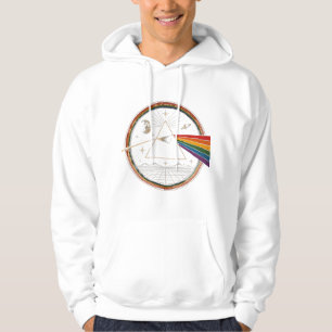 Retro-Psychedelisches-Regenbogen-Prisma-Rock-T-Shi Hoodie