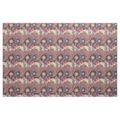 Retro-psychedelisches Wüstenkaktus-Sonnenuntergang Stoff (Fat Quarter (45,7 x 55,9 cm))