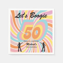 Retro Psycho Boogie Farbige Herren 50. Geburtstag