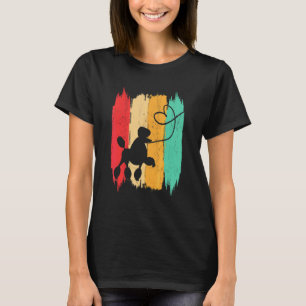 Retro-Pudel-Hundebesitzer Poodles Fans T-Shirt