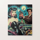 Retro Pulp Illustration Puzzle (Vertikal)