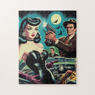Retro Pulp Illustration Puzzle
