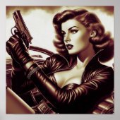 Retro Pulp Woman Poster (Vorne)