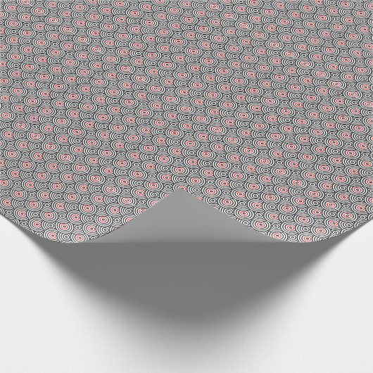 Retro pulse geschenkpapier (Ecke)