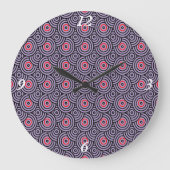 Retro pulse große wanduhr (Vorderseite)