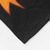 Retro Pumpkin Coquette Bow Herbst Halloween G Fleecedecke (Ecke)