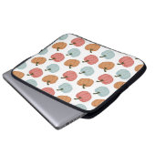 Retro Pumpkin Erntedank Nahtloses Muster Laptopschutzhülle (Vorne Knopf)