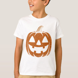Retro Pumpkin Face T-Shirt - Halloween Vibes für K