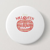 Retro Pumpkin I Costume Button (Vorderseite)