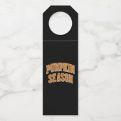 Retro Pumpkin Season Niedlichen Fall Geschenk Hall Flaschenanhänger (Vorderseite)