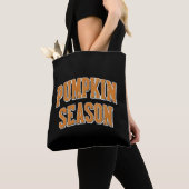 Retro Pumpkin Season Niedlichen Fall Geschenk Hall Tasche (Von Nahem)