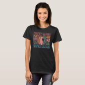 Retro Pumpkin Season Stack Pumpkin Spice Fall S T-Shirt (Vorne ganz)