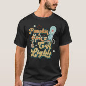 Retro Pumpkin Spice And Call Lights ER ICU Nurse H T-Shirt (Vorderseite)