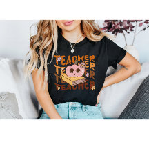 Retro Pumpkin Teacher Fall | Niedlicher Herbstunte