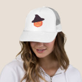 Retro Pumpkin Trucker Hat - Orange Hallowen Truckerkappe (Beispiel)