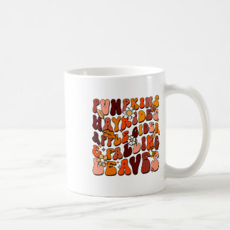 Retro Pumpkins Hayrides Apfelwein und Falling Le Kaffeetasse