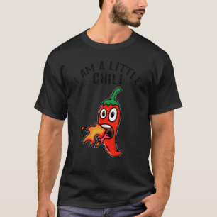 Retro Pun nur einen Chili Ich bin ein kleiner Chil T-Shirt
