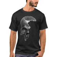 Retro Punk Halbface Gothic Skull