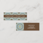 Retro Punkt-dünne Karte (Vorne/Hinten)