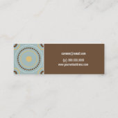 Retro Punkt-dünne Karte (Rückseite)