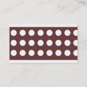 Retro Punkt-Mama-Karte Telefonnummerkarte (Rückseite)