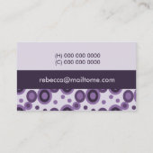 Retro Punkt-Mama-Telefonkarten Telefonnummerkarte (Rückseite)