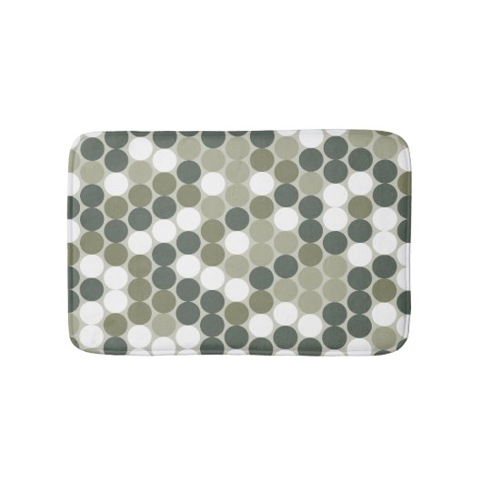 Retro-Punkte Badematte (Vorderseite)