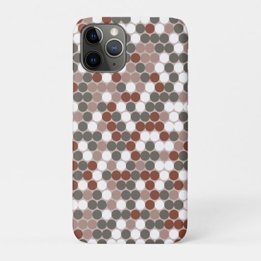 Retro-Punkte Case-Mate iPhone Hülle (Rückseite)