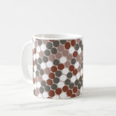 Retro-Punkte Kaffeetasse (Vorderseite Links)