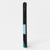 Retro-Punkte mit anfänglichen Case-Mate iPhone Hülle (Hinten/Links)