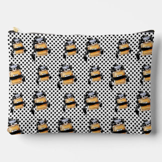Retro-Punkte-Muster-Parfüm-Makeup-Etasche Zubehörtasche