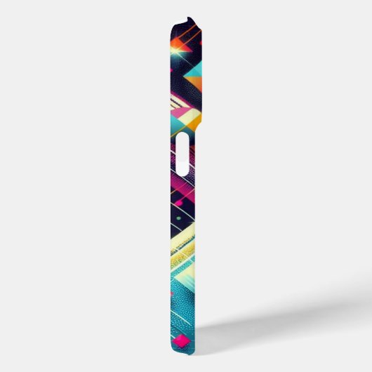 Retro-Punkte Telefongehäuse Case-Mate iPhone Hülle (Rückseite / Rechts)