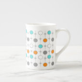 Retro Punkte und Porzellantasse (Rechts)