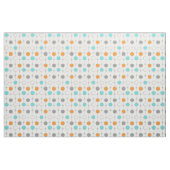 Retro Punkte und Sternexplosion-Gewebe Stoff (Yard (91,4 cm))