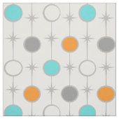 Retro Punkte und Sternexplosion-Gewebe Stoff (Muster)