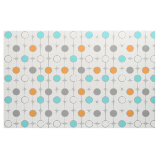 Retro Punkte und Sternexplosion-Gewebe Stoff (Fat Quarter (45,7 x 55,9 cm))
