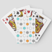 Retro-Punkte und Sternexplosionen, die Karten spie Spielkarten (Rückseite)