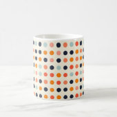 Retro-Punktmuster Kaffeetasse (Mittel)