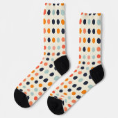 Retro-Punktmuster Socken (Linkes Detail)