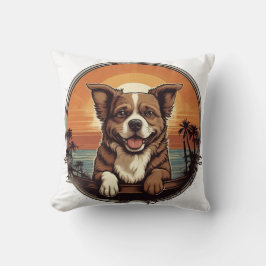Retro Puppy Kissen
