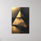 Retro-Pyramide der Zeit Leinwanddruck (Vorderseite)