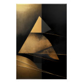 Retro-Pyramide der Zeit Poster (Vorderseite)