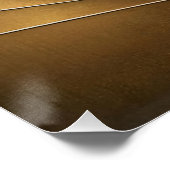 Retro-Pyramide der Zeit Poster (Ecke)