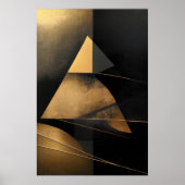 Retro-Pyramide der Zeit Poster (Vorne)