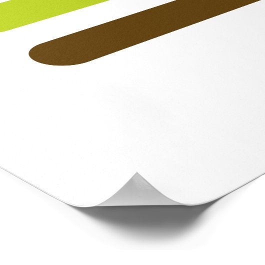 Retro Pyramids Poster (Ecke)