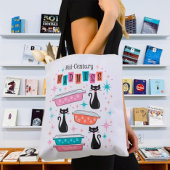 Retro Pyrex Mod Kitty Cats MCM Atomtote Bag Tasche