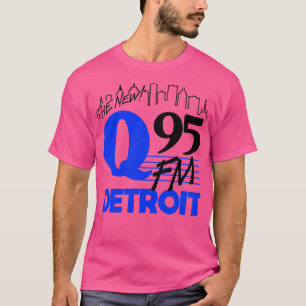 Retro Q 95 FM 90er Radio Station T-Shirt