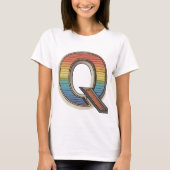 Retro 'Q' T-Shirt (Vorderseite)