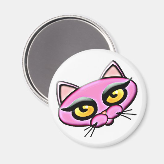 Retro Qat Magnet (Vorderseite/Rückseite)