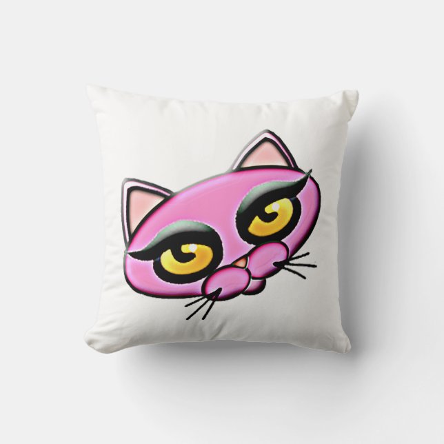 Retro Qat Pillow Kissen (Vorderseite)